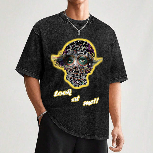 T-SHIRT MEXICAN EYES SKULL