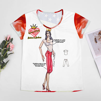 T-SHIRT DONNA FASHION DESIGNER
