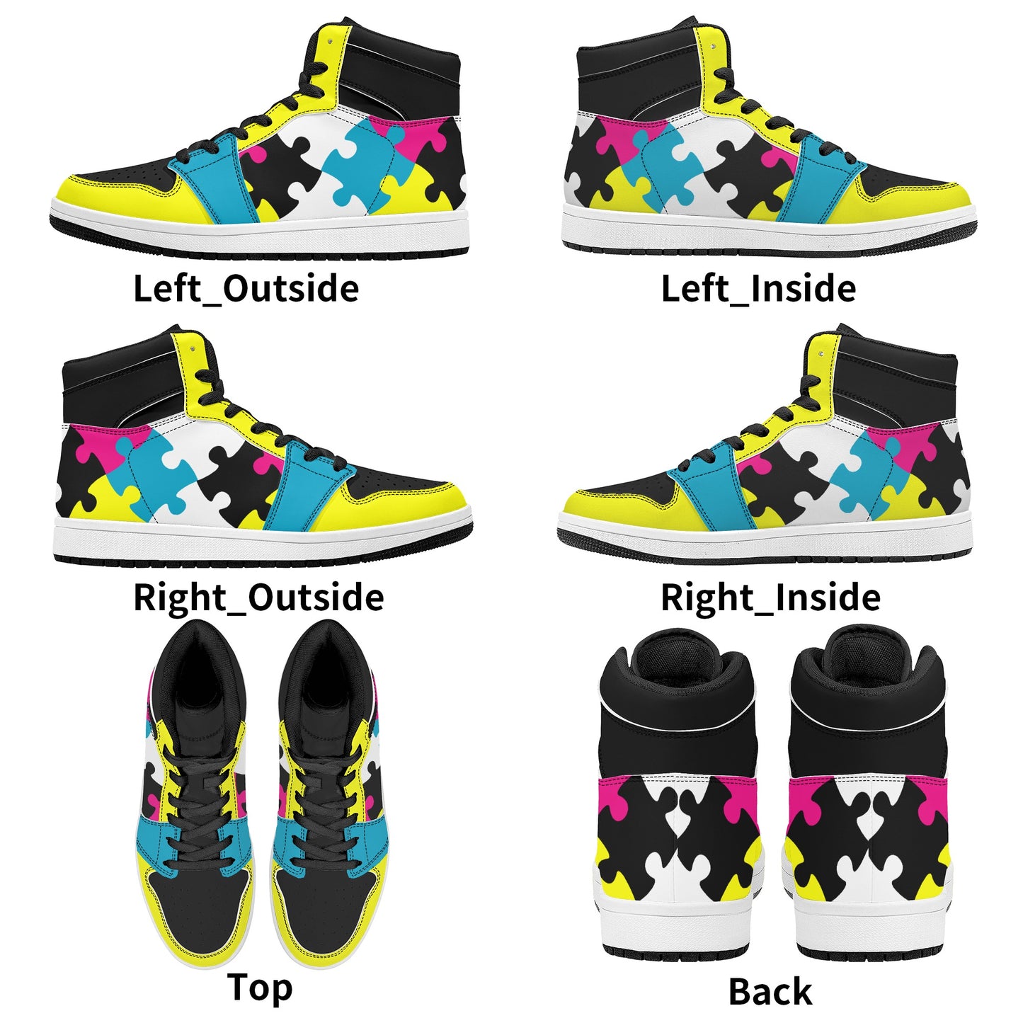 HIGH TOP PUZZLE SNEAKERS