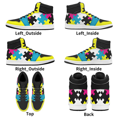 HIGH TOP PUZZLE SNEAKERS