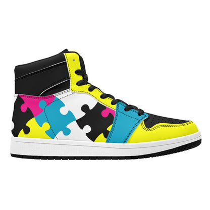 HIGH TOP PUZZLE SNEAKERS