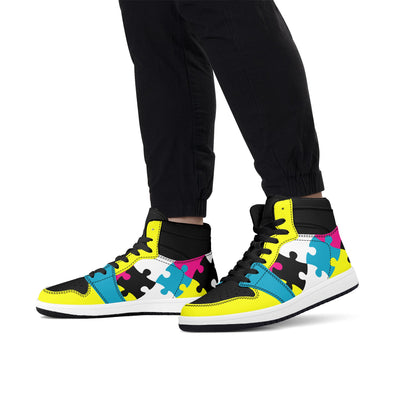 HIGH TOP PUZZLE SNEAKERS