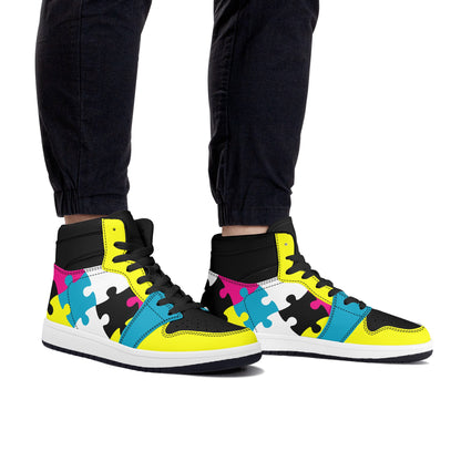 HIGH TOP PUZZLE SNEAKERS