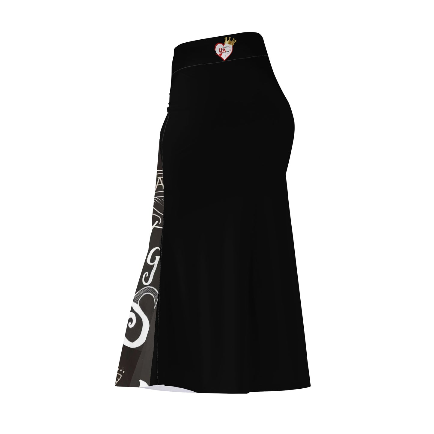 QUEEN BLACKBOARD LONG SKIRT