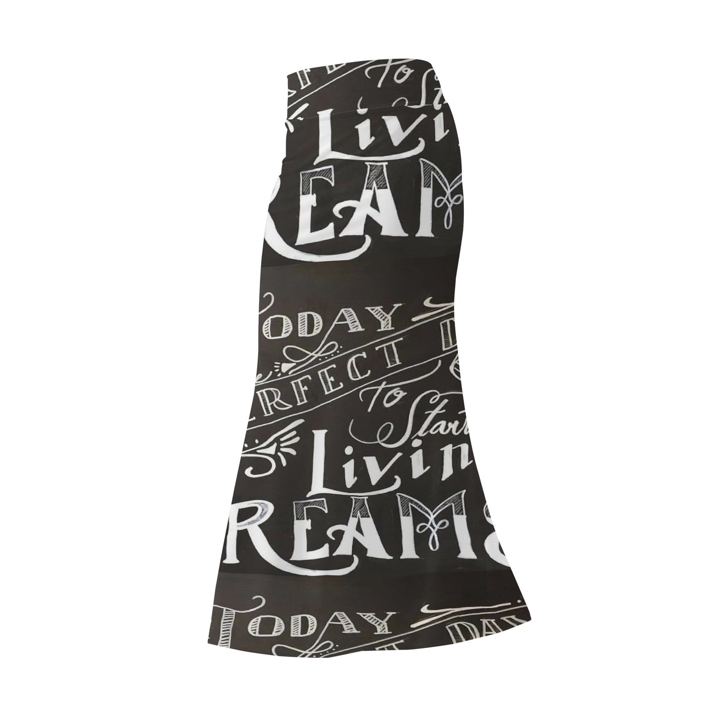 QUEEN BLACKBOARD LONG SKIRT