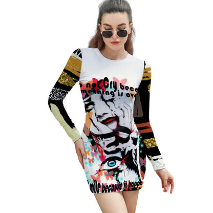 LONG SLEEVE DRESS CRY