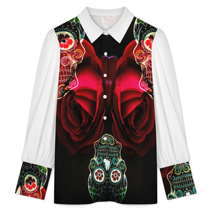 SHIRT SKULL ROSE