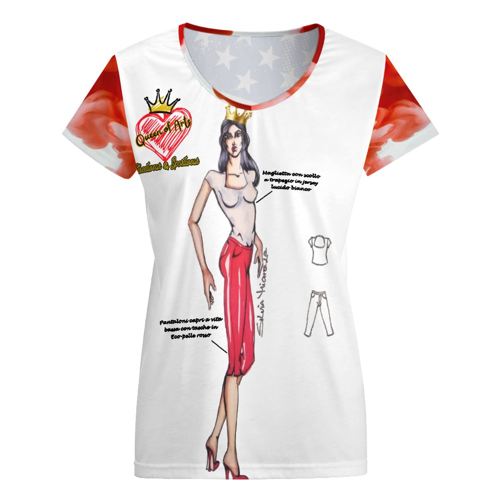 T-SHIRT DONNA FASHION DESIGNER