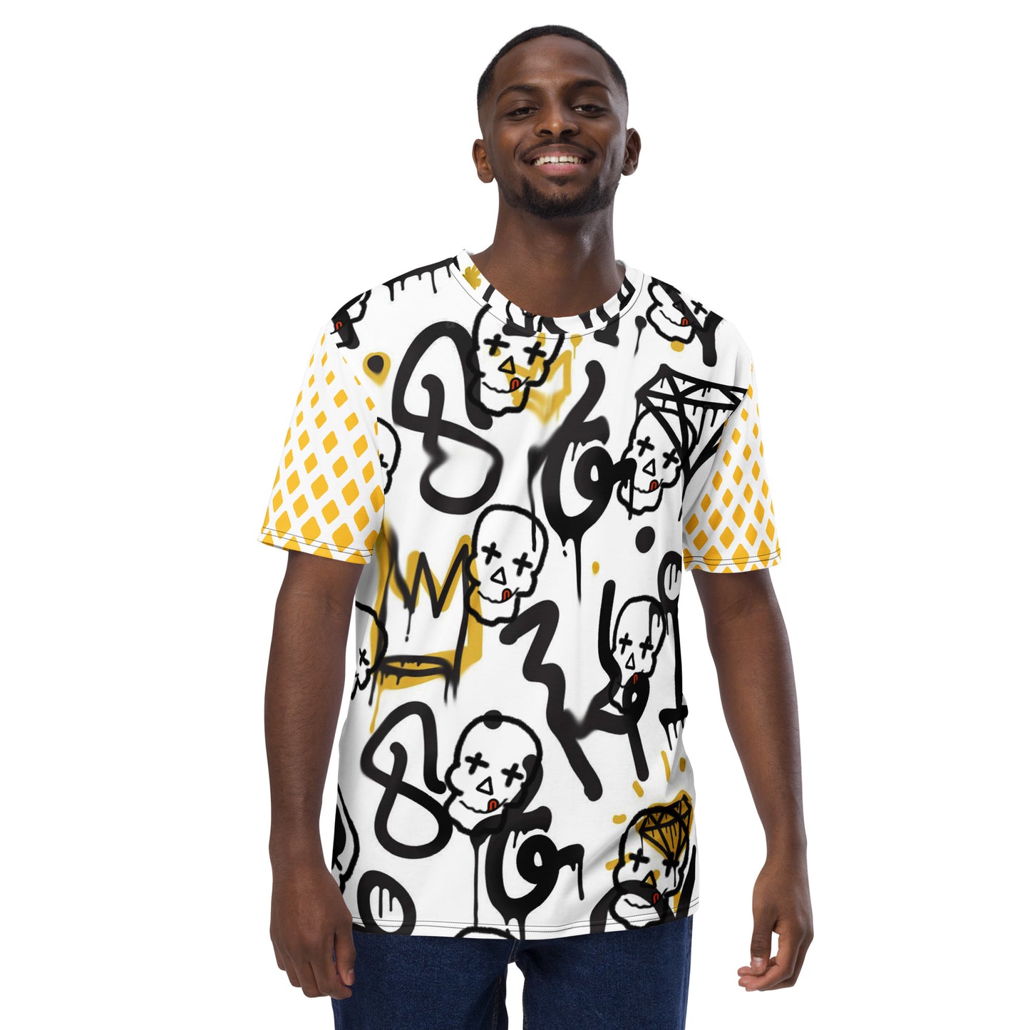 T-SHIRT CRAZY STREET SKULL