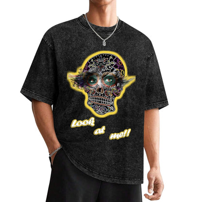 T-SHIRT MEXICAN EYES SKULL