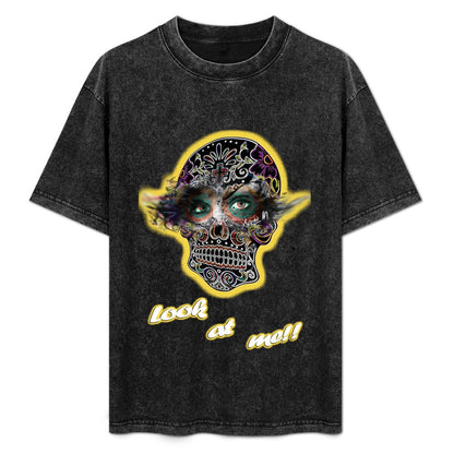 T-SHIRT MEXICAN EYES SKULL