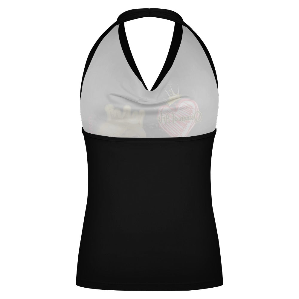NECKLINE TOP BLONDE INK