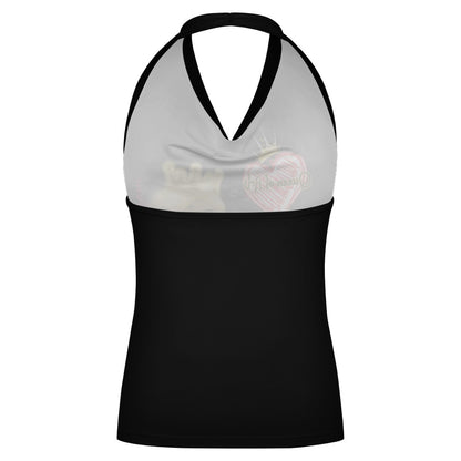 NECKLINE TOP BLONDE INK