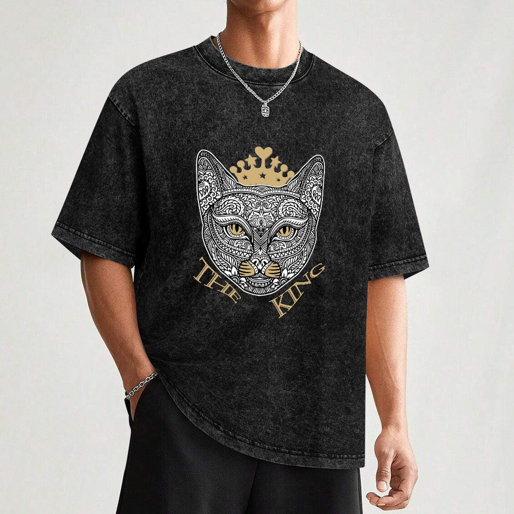 T-SHIRT VINTAGETHE CAT KING