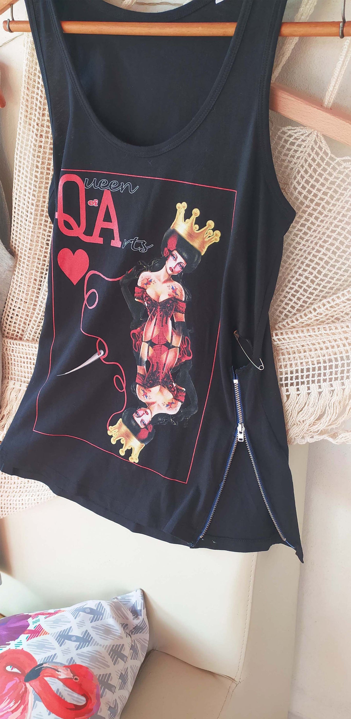 WOMEN'S TOP QUEEN BURLY-CARD