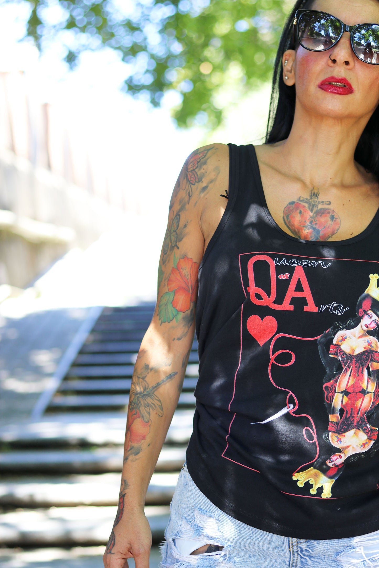 WOMEN'S TOP QUEEN BURLY-CARD