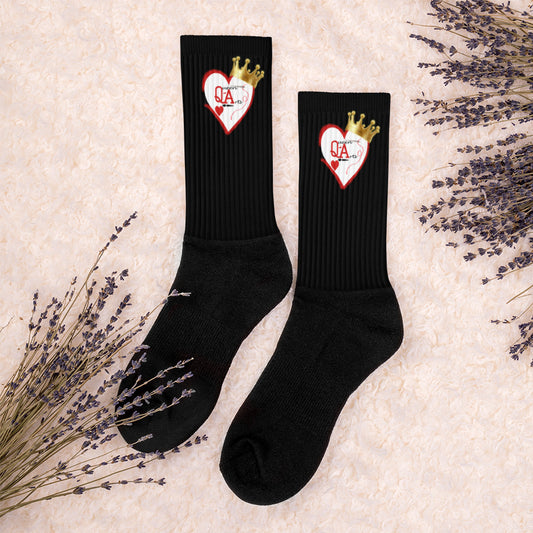 SOCKS BLACK LOGO